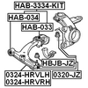Details about Rear Arm Bushing Front Arm FEBEST HAB-033 OEM 51350-S2H-G02 Details about Rear Arm Bushing Front Arm FEBEST HAB-033 OEM 51350-S2H-G02